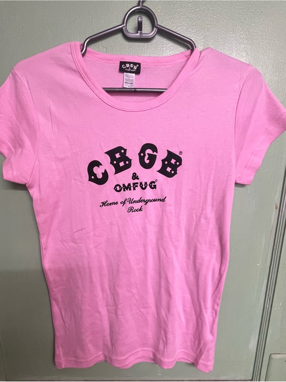 CBGB woman shirt Baby T style size L